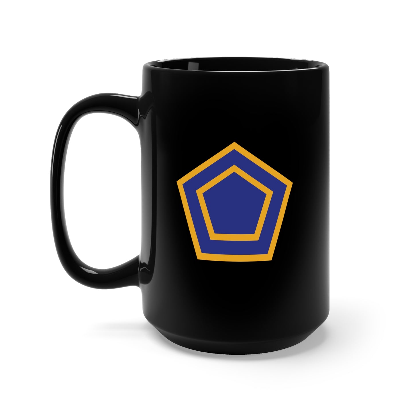 Black Mug 15oz - SSI - 55th Infantry Division X 300