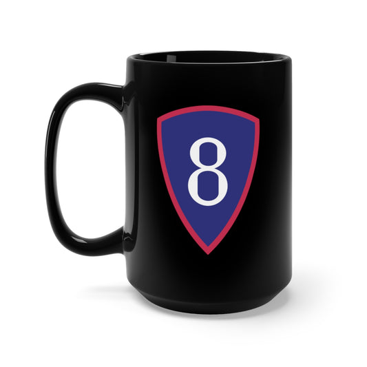 Black Mug 15oz - SSI - 8th Personnel Command wo Txt X 300