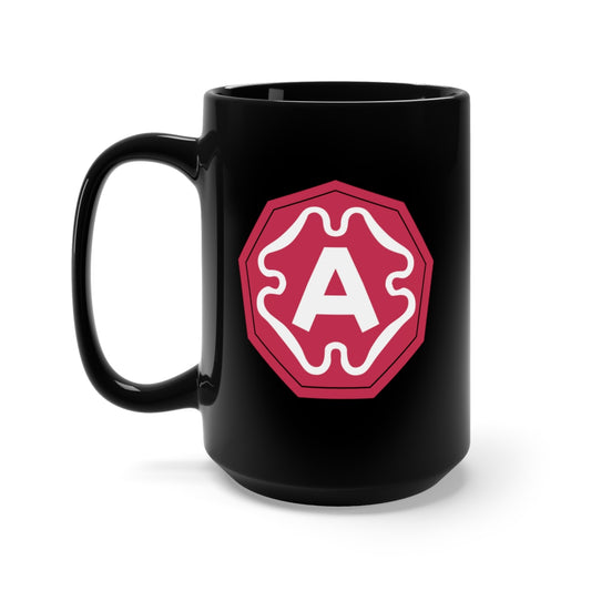 Black Mug 15oz - Army  - Ninth United States Army - SSI wo Txt X 300