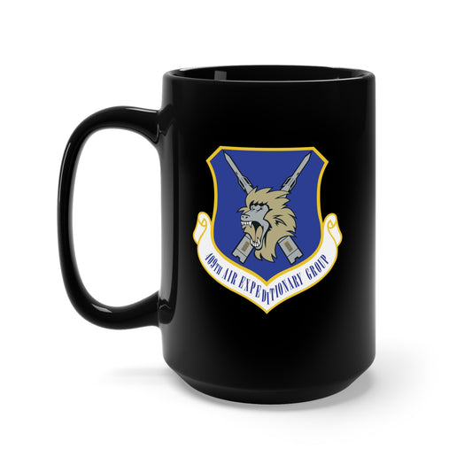 Black Mug 15oz - 409th Air Expeditionary Group X 300