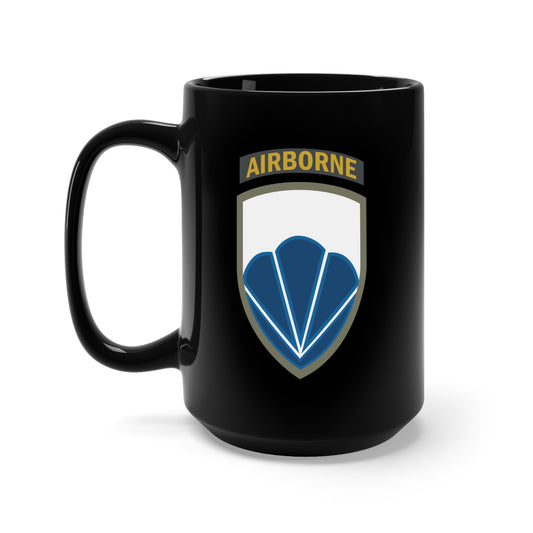 Black Mug 15oz - SSI - 6th Airborne Division - Phantom X 300