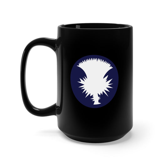 Black Mug 15oz - SSI - 141st (Phantom) Infantry Division X 300