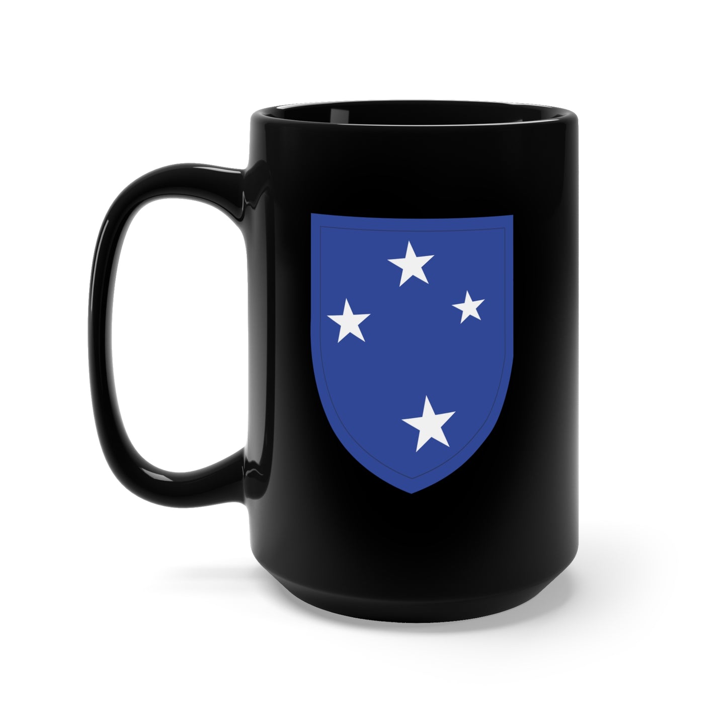 Black Mug 15oz - SSI - 23d Infantry Division X 300