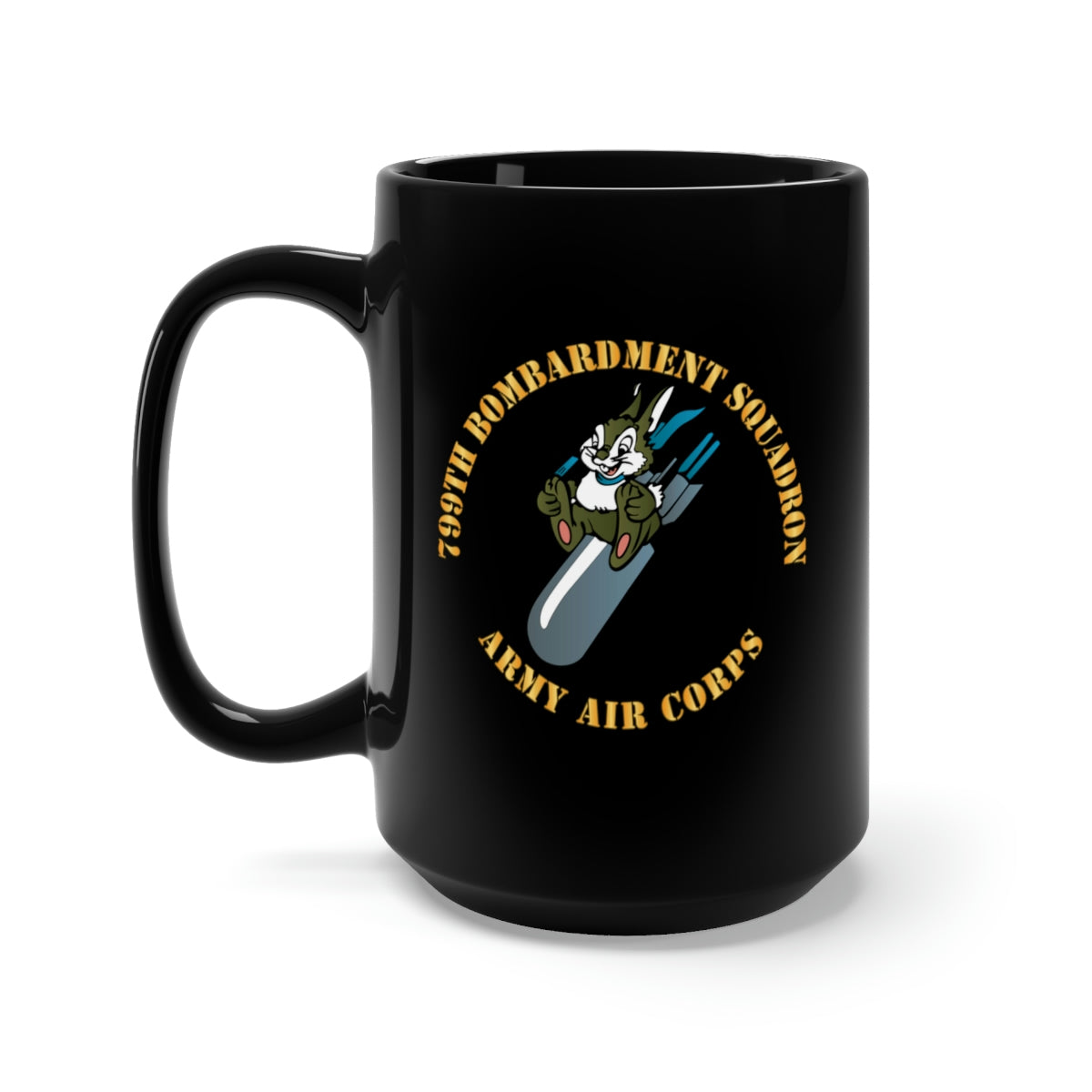 Black Mug 15oz - 799th Bombardment Squadron X 300