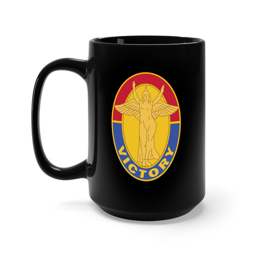 Black Mug 15oz - DUI - 1st Infantry Division X 300