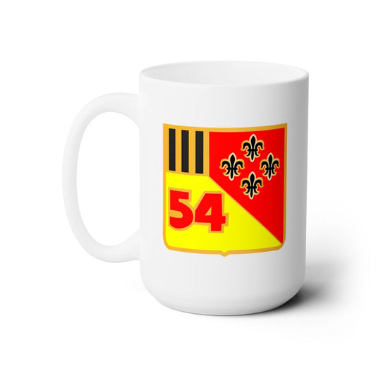 White Ceramic Mug 15oz - Army - 54th Artillery Group wo Txt - X 300