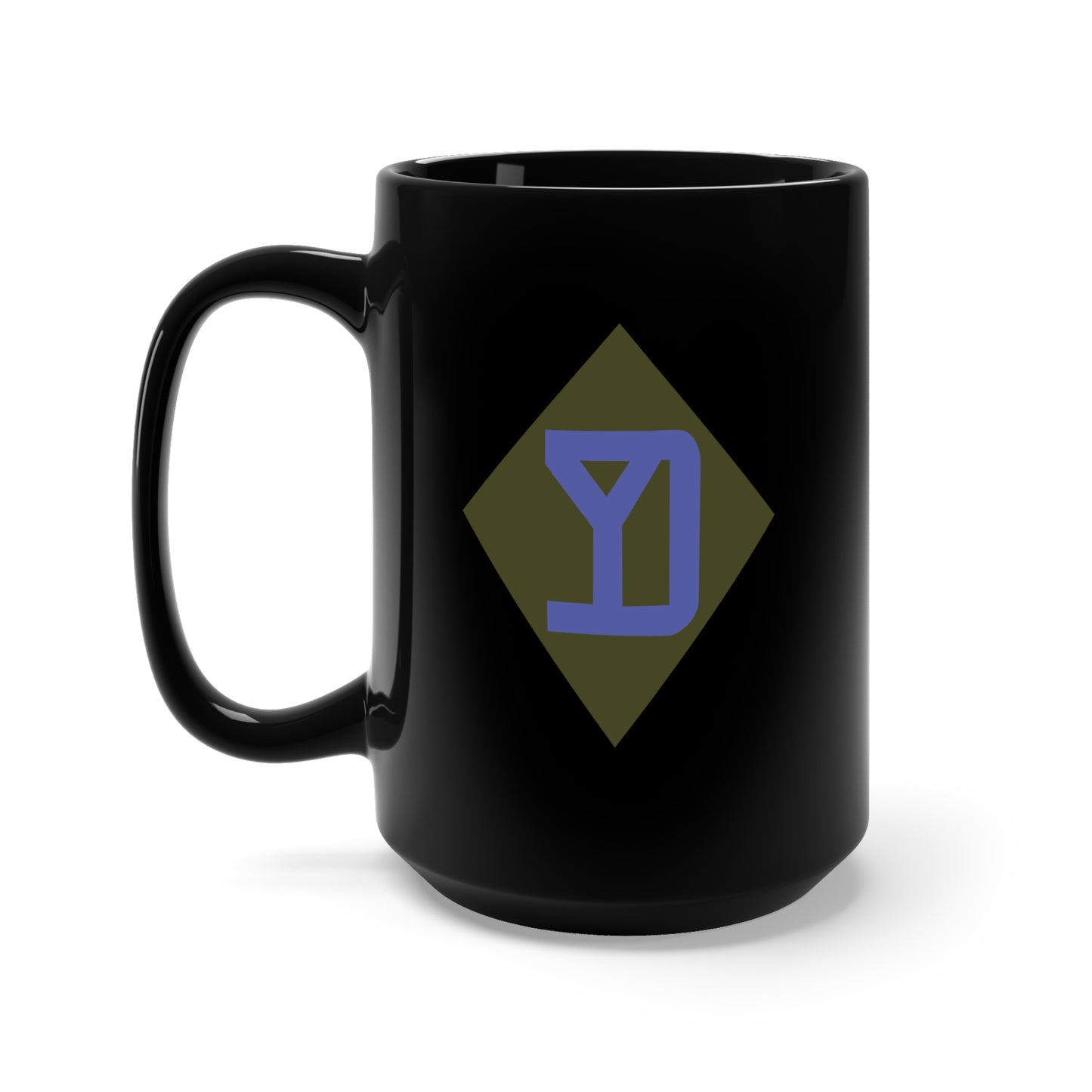 Black Mug 15oz - SSI - 26th Infantry Division X 300