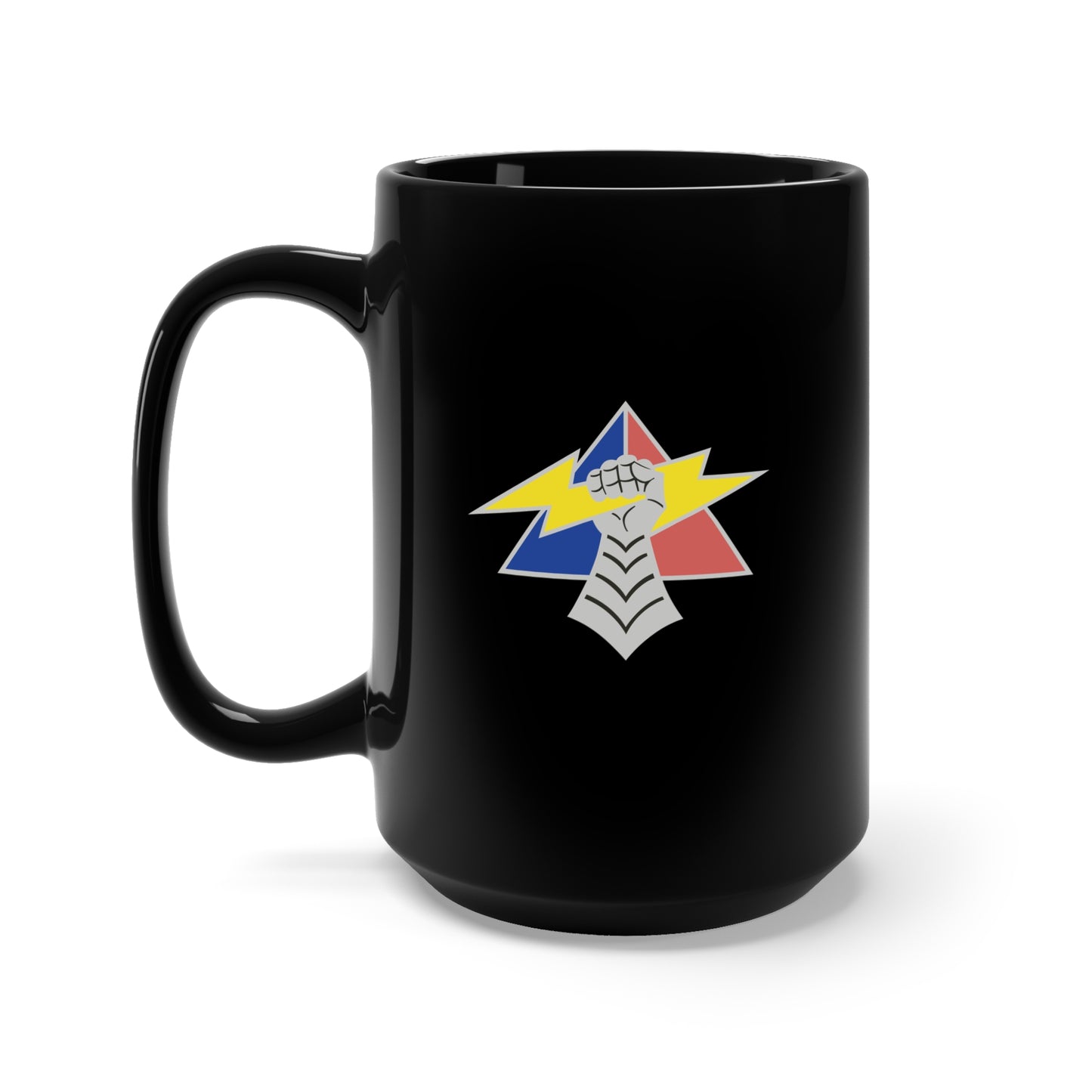 Black Mug 15oz - DUI - 4th Armored Division X 300