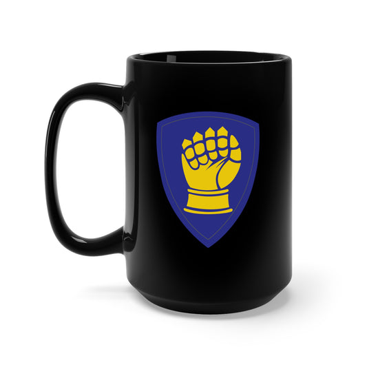 Black Mug 15oz - SSI - 46th Infantry Division X 300
