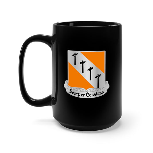 Black Mug 15oz - Army - 51st Signal Battalion wo Txt