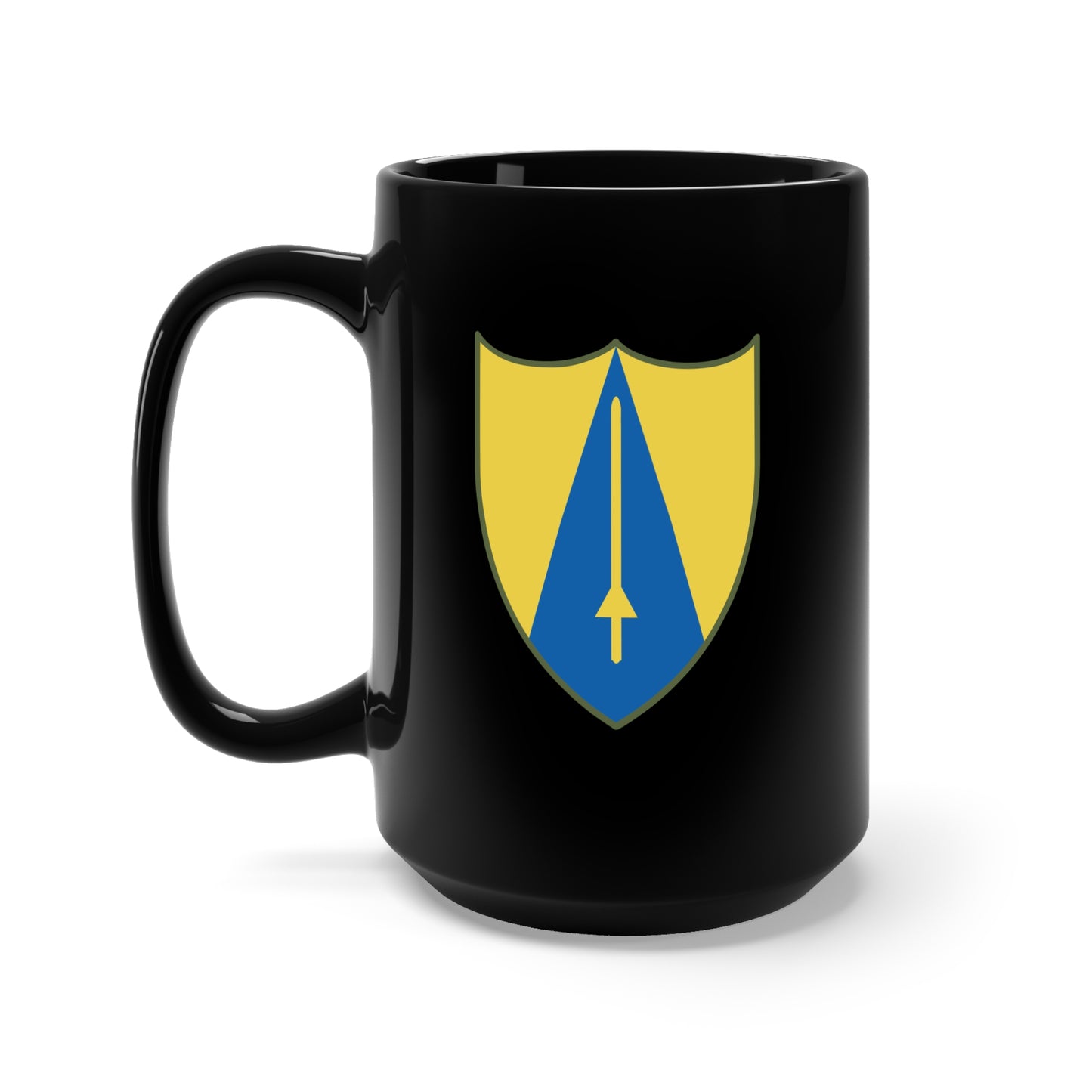Black Mug 15oz - SSI - 65th Cavalry Division X 300