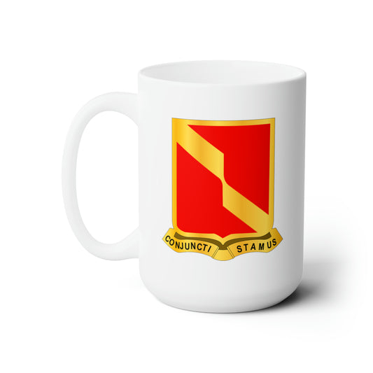 White Ceramic Mug 15oz - Army - 27th Field Artillery wo Txt