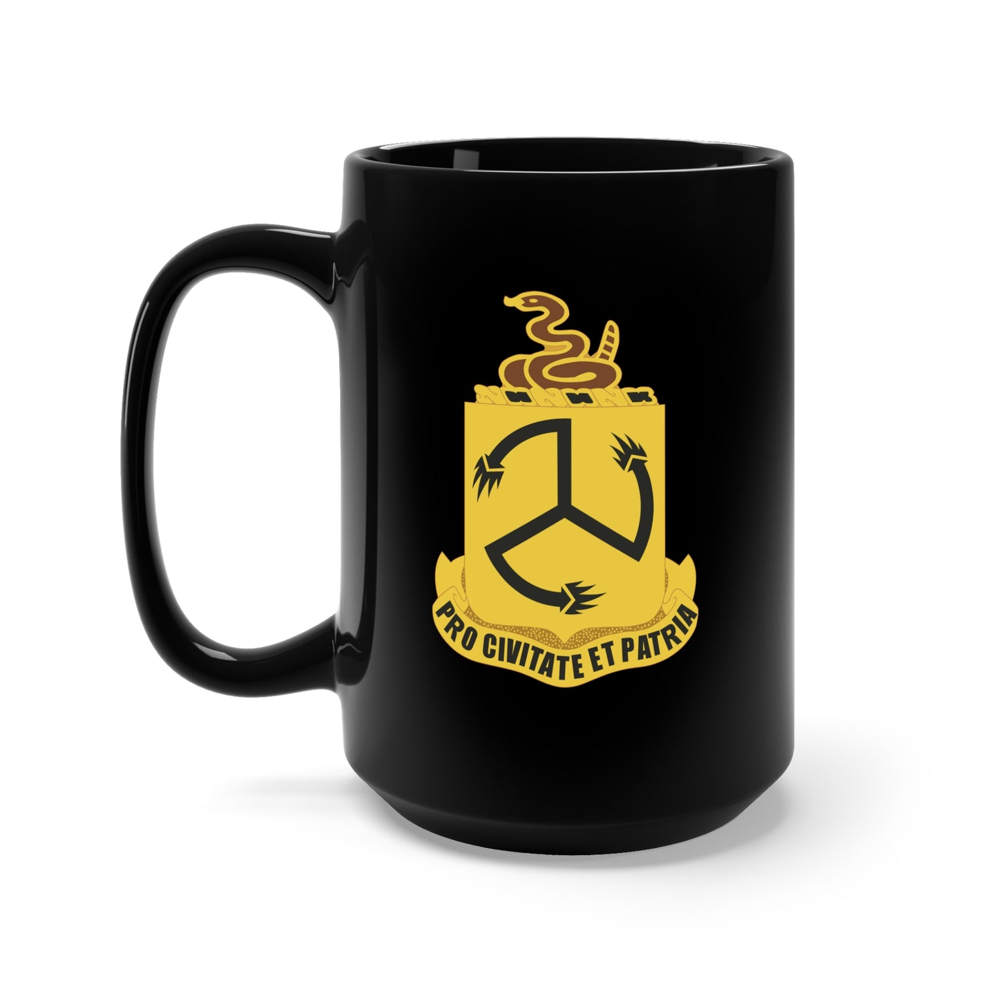 Black Mug 15oz - 200th Infantry Regiment - DUI wo Txt X 300