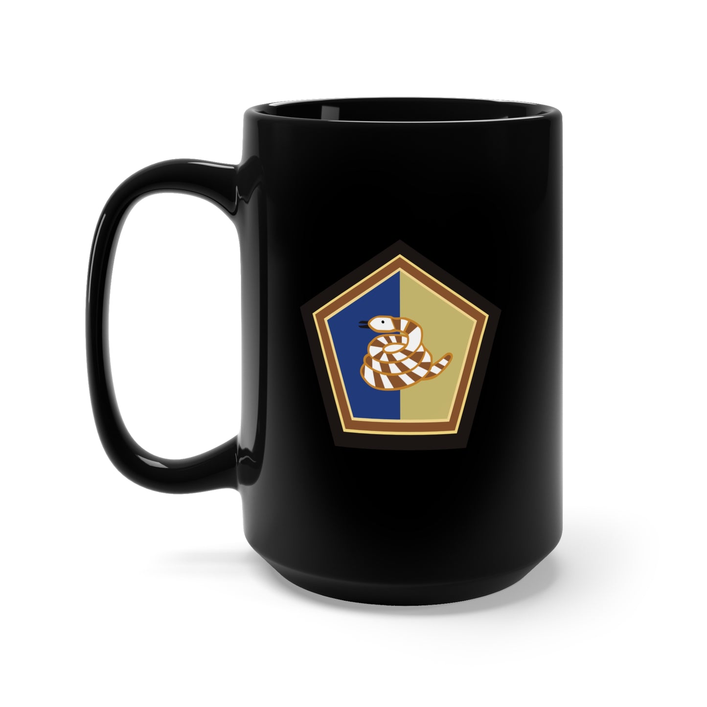 Black Mug 15oz - SSI - 51st Infantry Division X 300