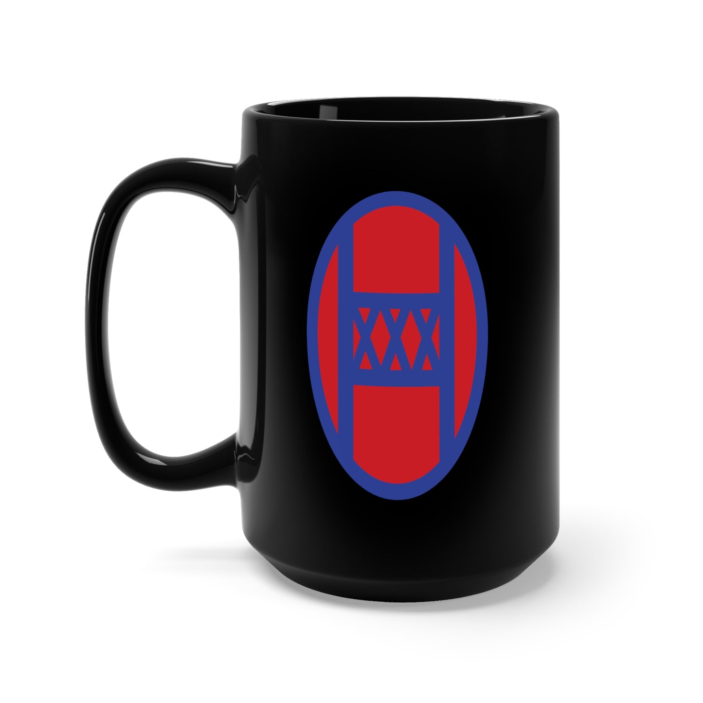 Black Mug 15oz - SSI - 30th Infantry Division X 300