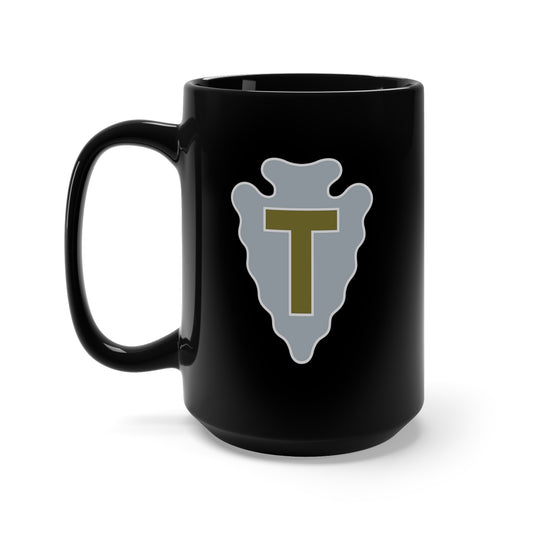 Black Mug 15oz - DUI - 36th Infantry Division X 300