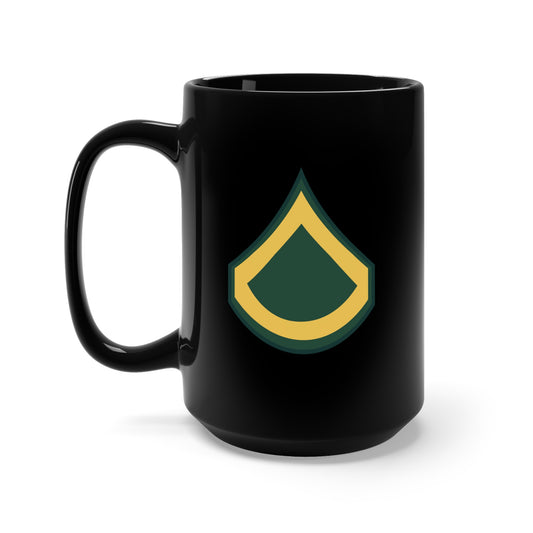 Black Mug 15oz - Army - Private First Class E-3 (PFC) X 300
