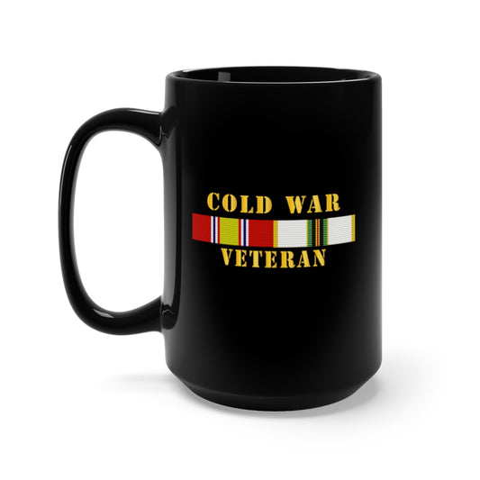 Black Mug 15oz - Army - Combat Veteran - 187th Infantry Regiment - Torii, Rakkasans, Let Valor Not Fail, English, Latin w CIB w AFGHAN SVC X 300