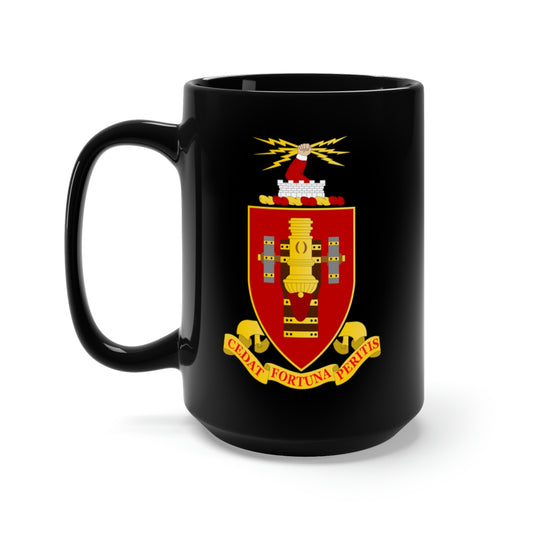 Black Mug 15oz - Army - COA - Fort Sill - Artillery School wo txt X 300