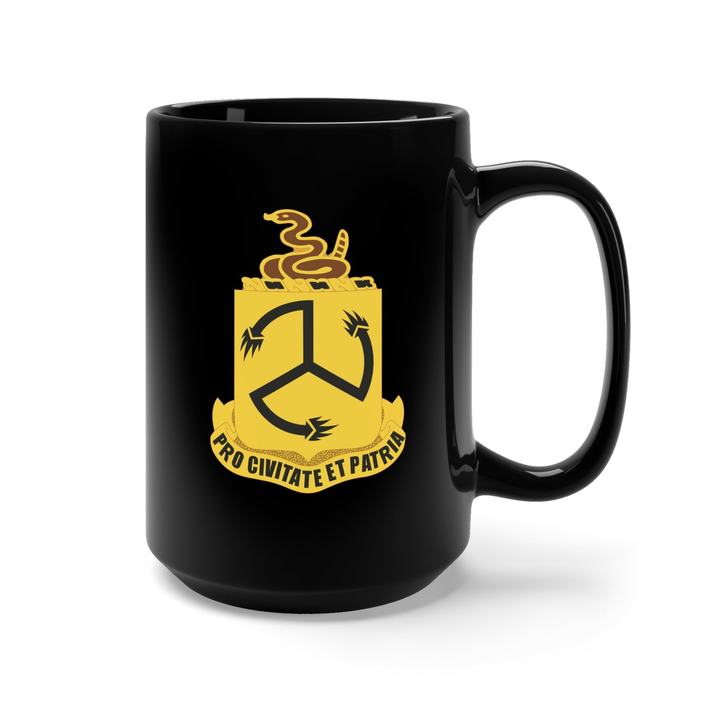 Black Mug 15oz - 200th Infantry Regiment - DUI wo Txt X 300