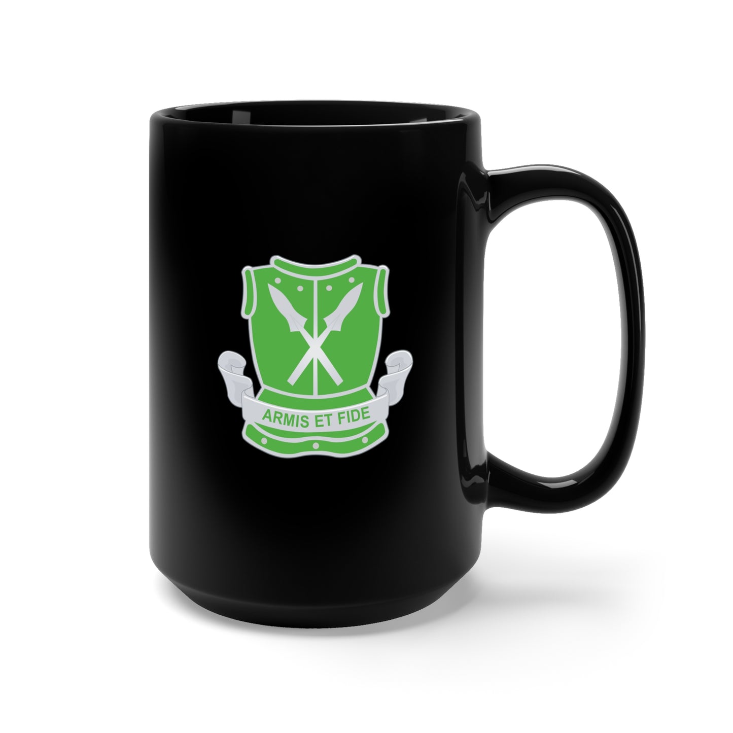 Black Mug 15oz - DUI - 5th Armored Division X 300