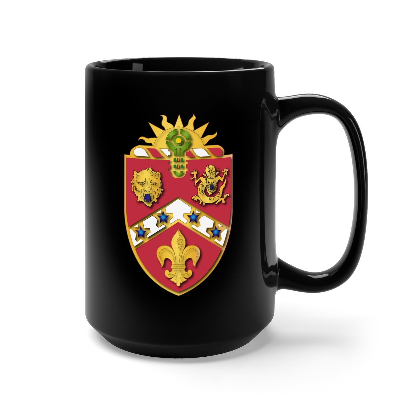 Black Mug 15oz - 3rd Field Artillery Regiment wo Txt