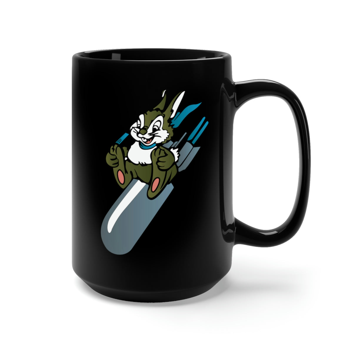 Black Mug 15oz - 799th Bombardment Squadron wo txt X 300