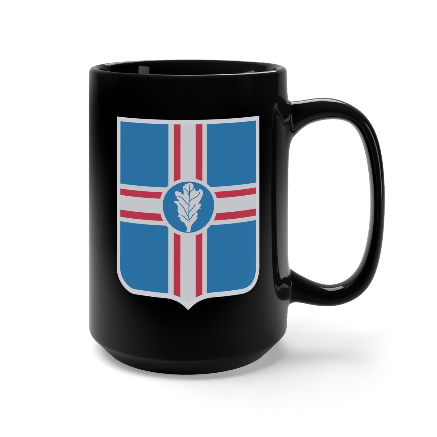 Black Mug 15oz - Army - 190th Glider Infantry Regiment wo Txt X 300