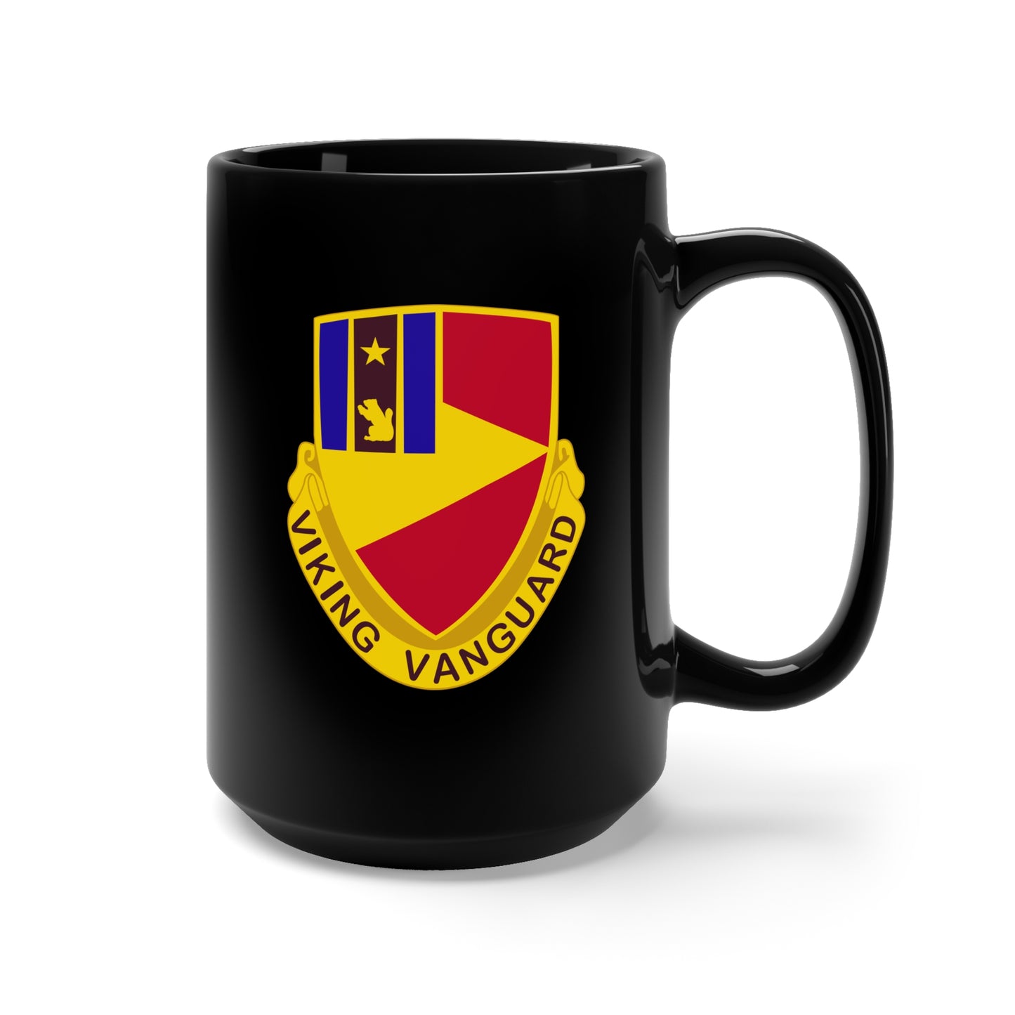 Black Mug 15oz -  Army - 94th Cavalry Regiment wo Txt
