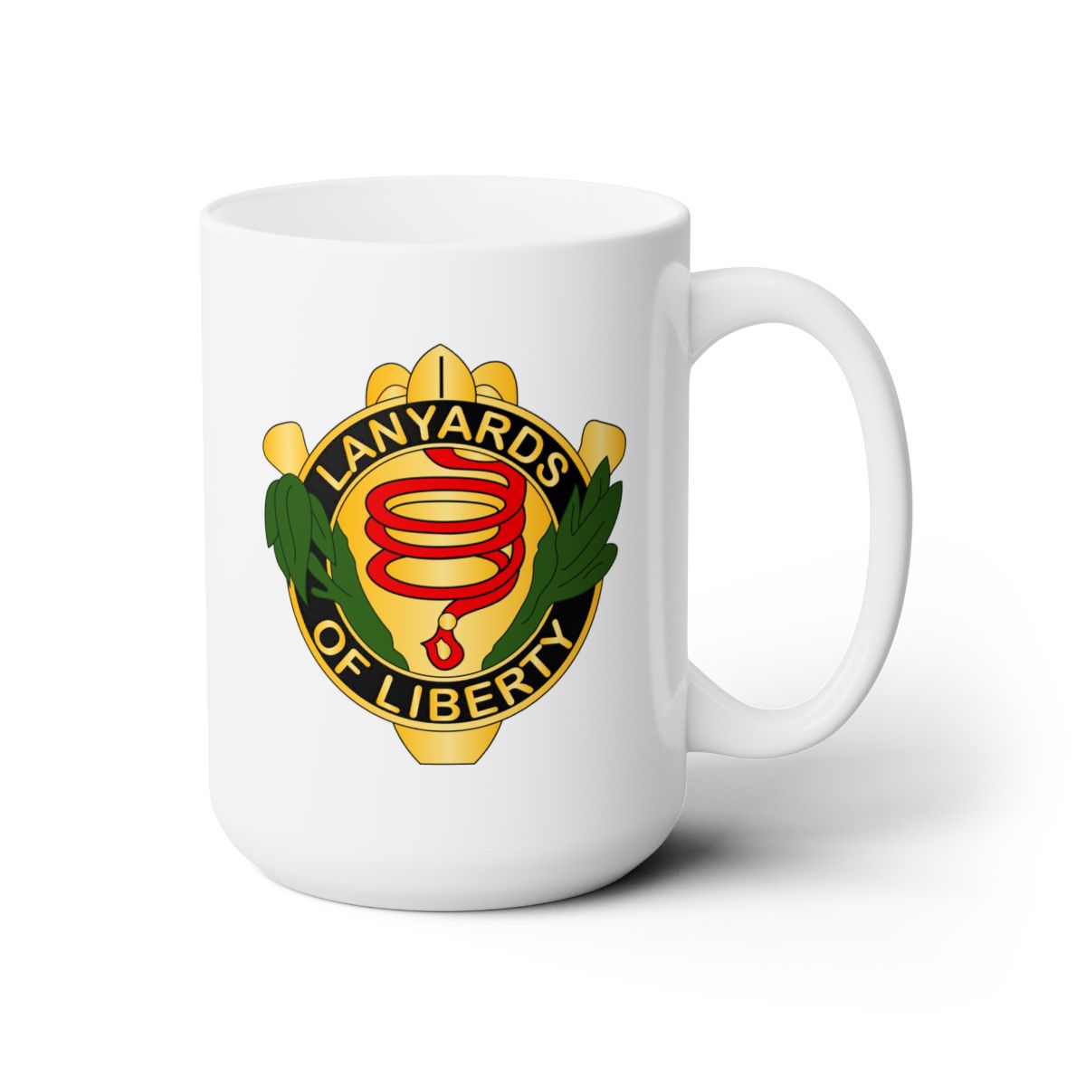 White Ceramic Mug 15oz - Army - 54th Artillery Group wo Txt