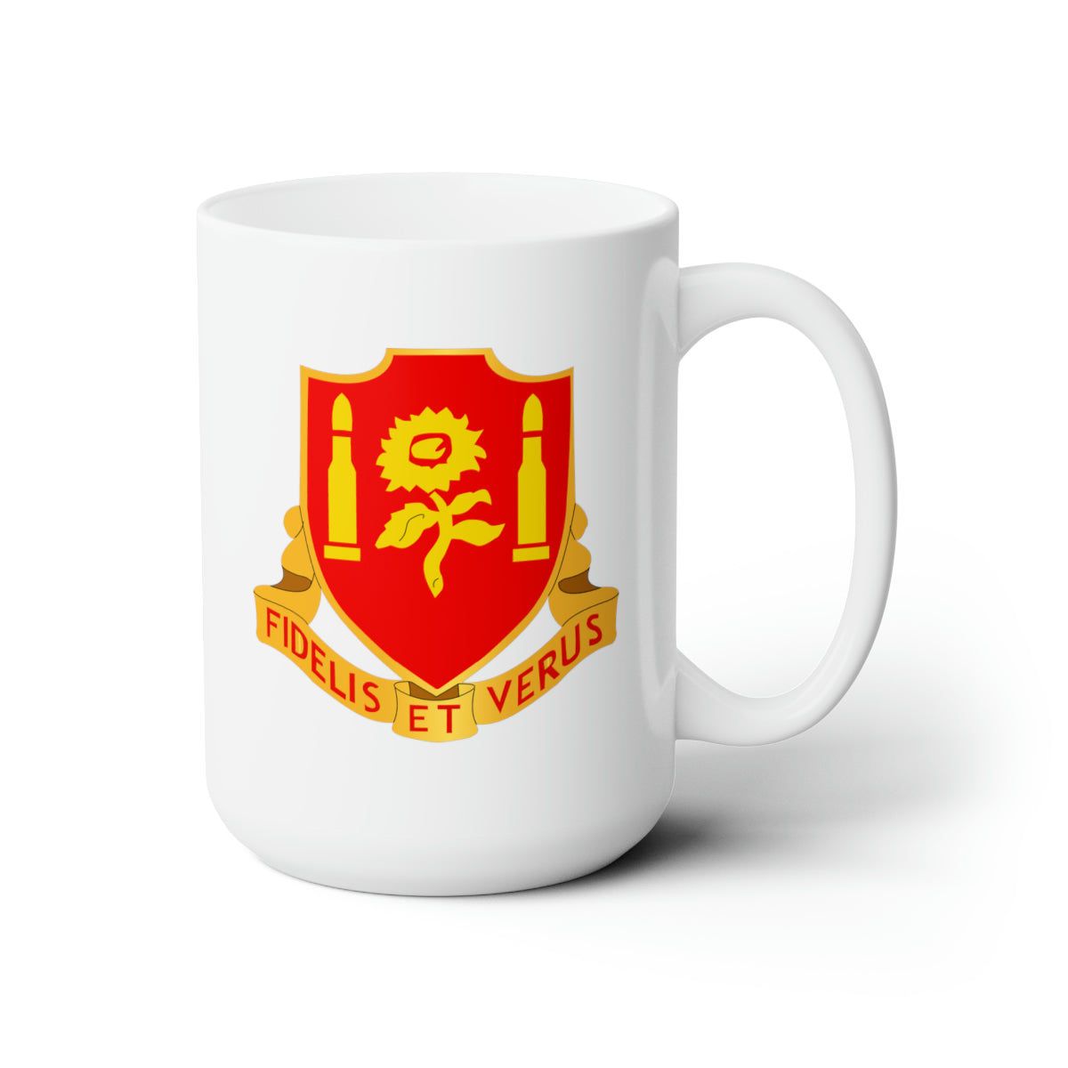 White Ceramic Mug 15oz - Army - 29th Field Artillery wo Txt