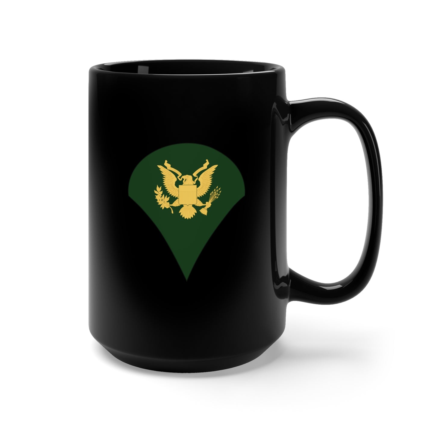 Black Mug 15oz - Army - Specialist E-4 (SP4 ) X 300