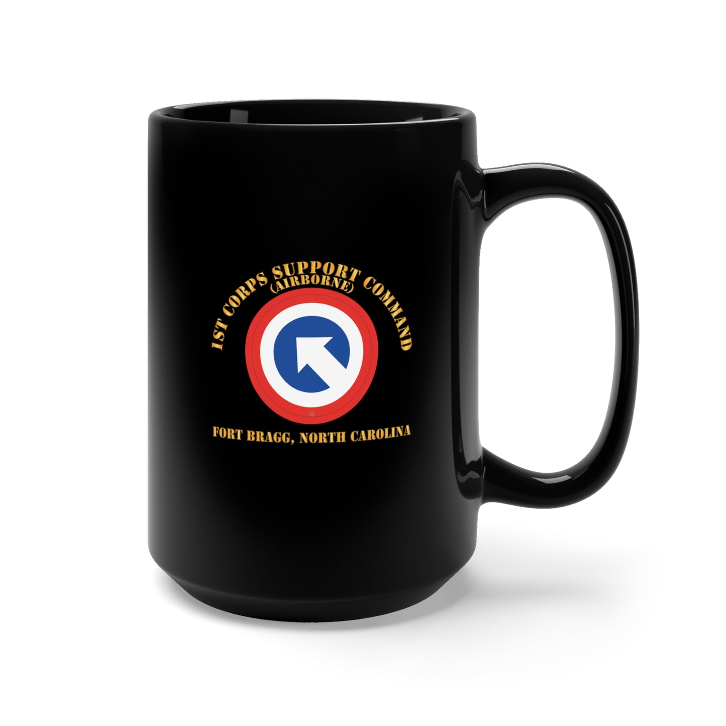 Black Mug 15oz - Army - 1st Corps Support Command (COSCOM)  - FBNC X 300