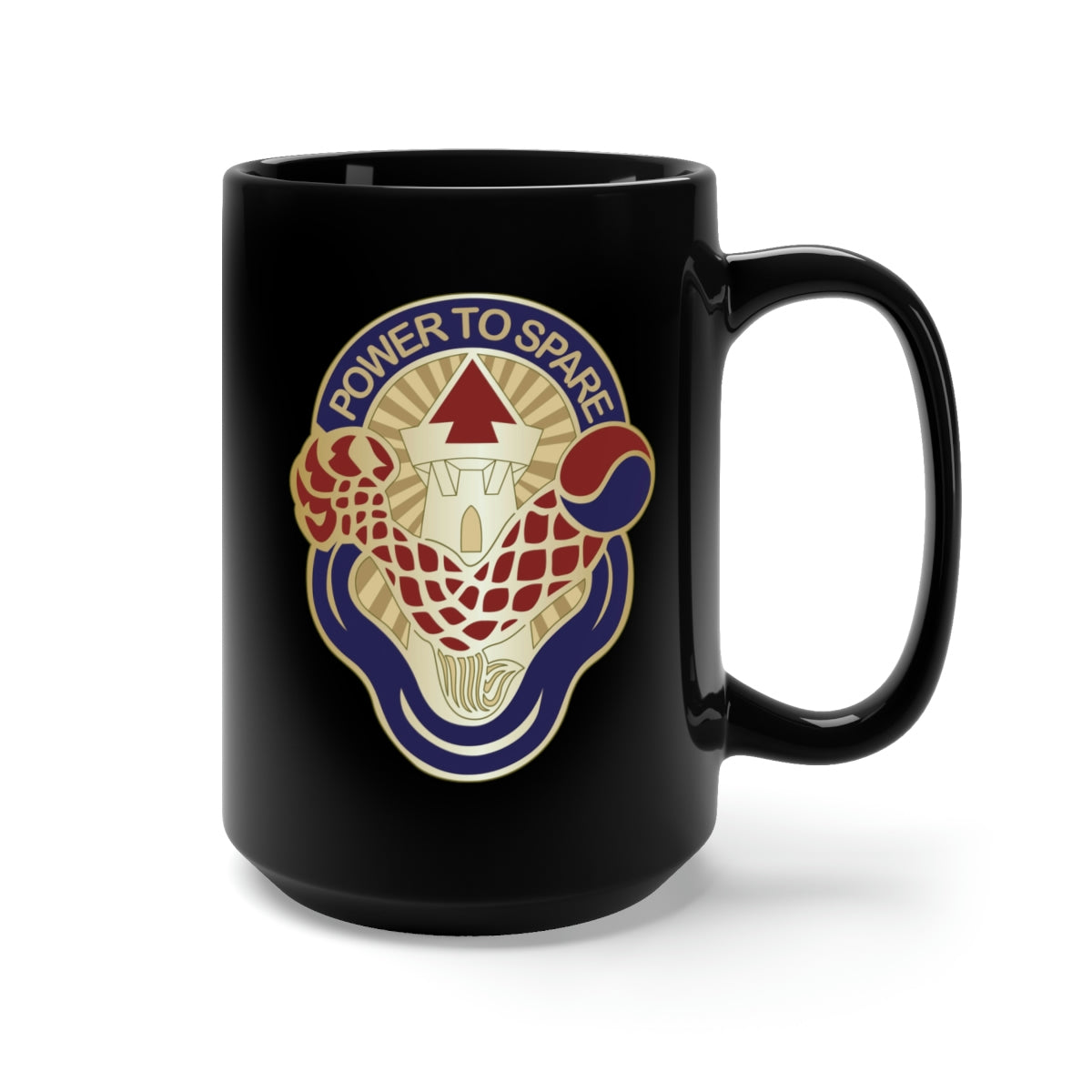 Black Mug 15oz - Army - 59th Ordnance Brigade - DUI wo Txt X 300