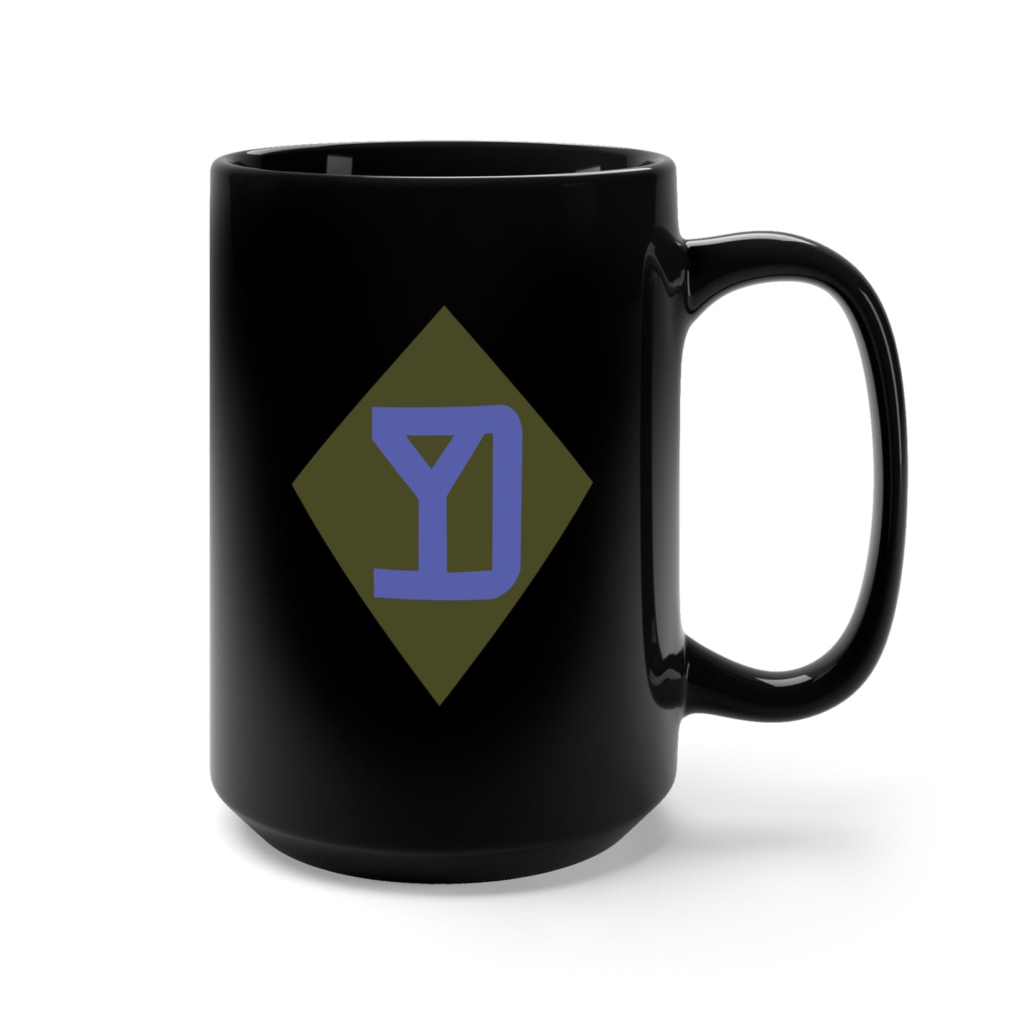 Black Mug 15oz - SSI - 26th Infantry Division X 300