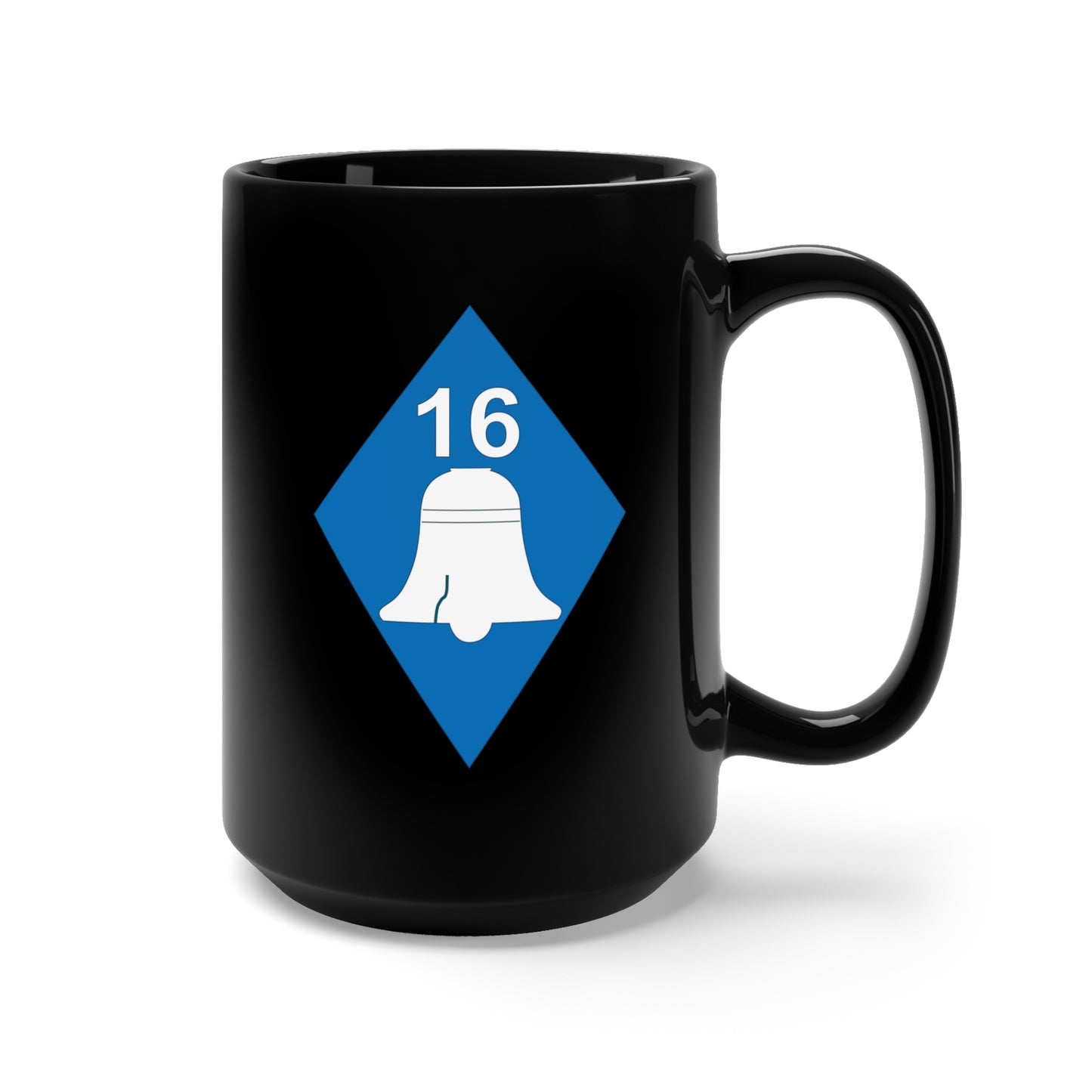 Black Mug 15oz - SSI - 16th Division X 300