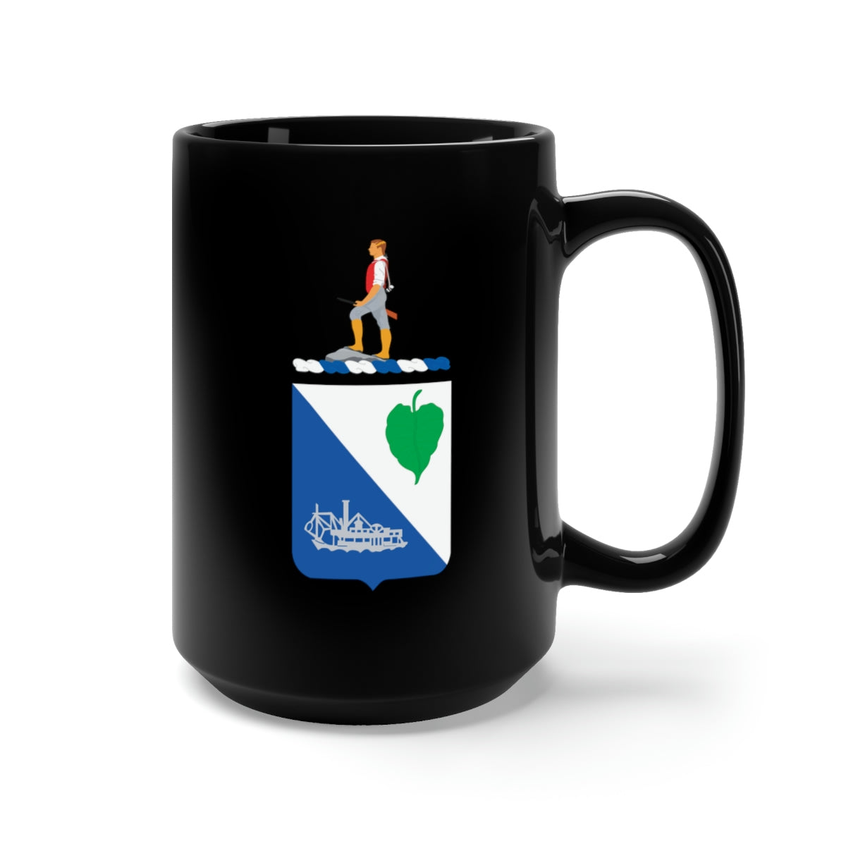 Black Mug 15oz - 442nd Infantry Regiment - COA wo Txt X 300