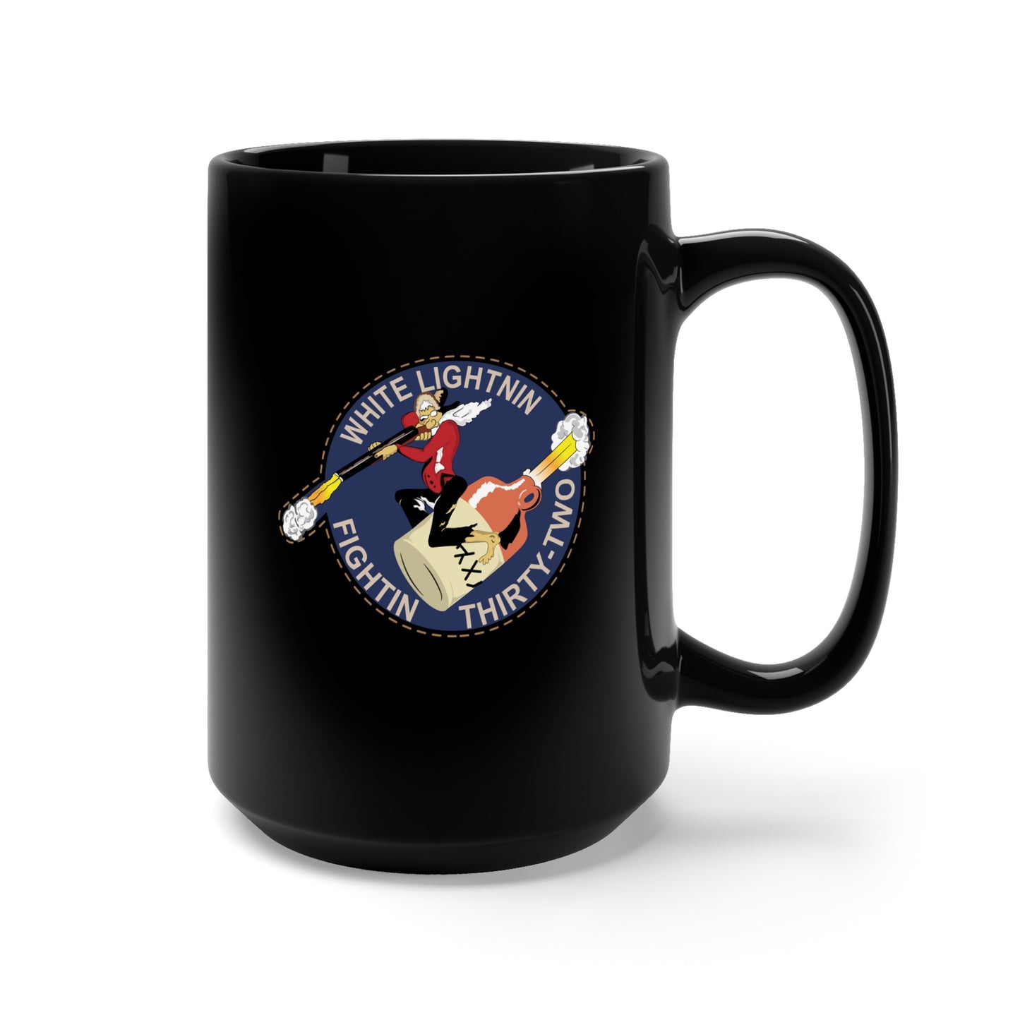 Black Mug 15oz - VF-32 - WWII X 300