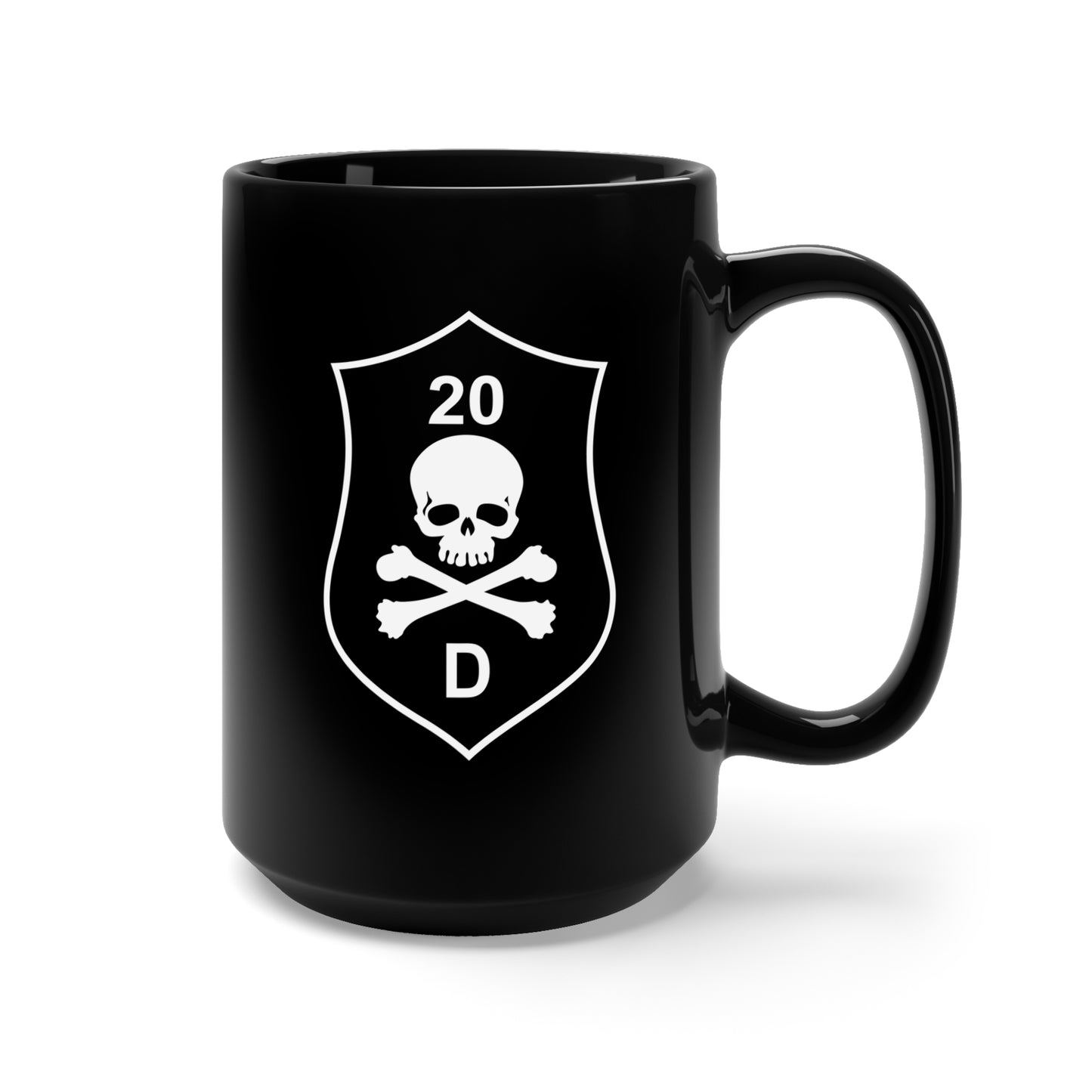 Black Mug 15oz - SSI - 20th Infantry Division X 300