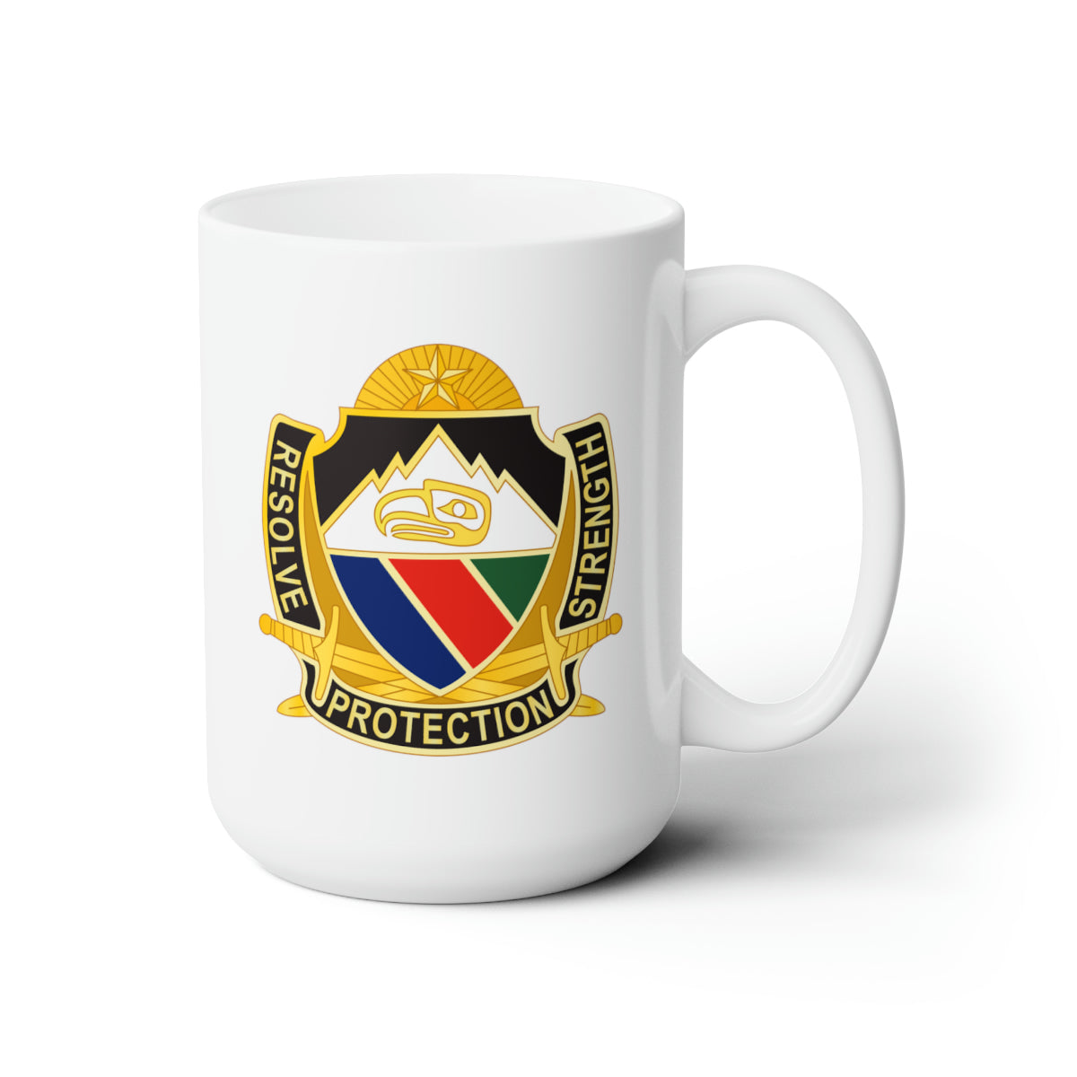 White Ceramic Mug 15oz - Army - 3rd Maneuver Enhancement Brigade - DUI wo Txt