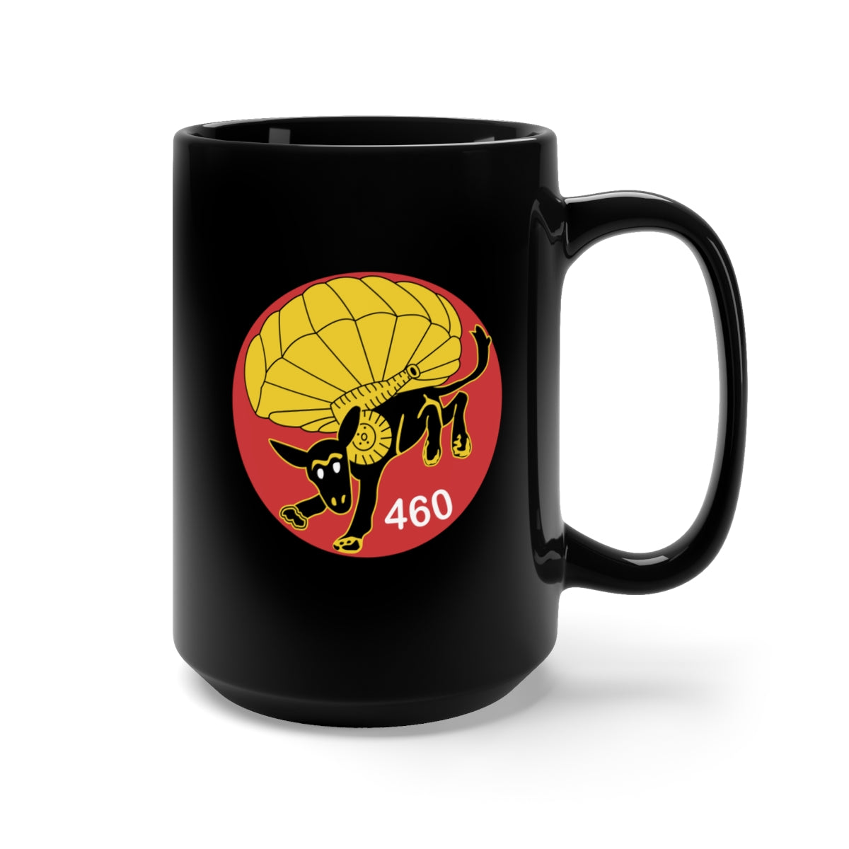Black Mug 15oz - 460th Parachute Field Artillery X 300