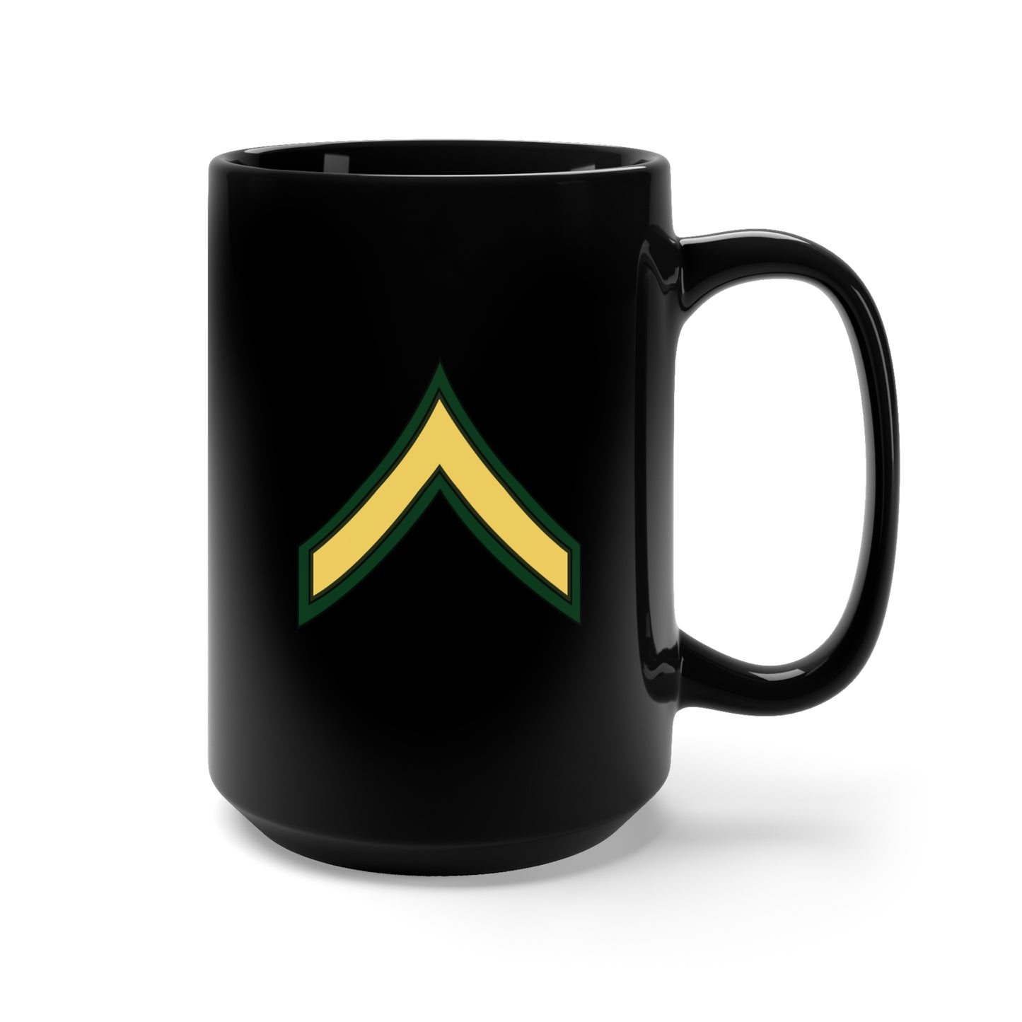 Black Mug 15oz - Army - Private E-2 (PV2) X 300
