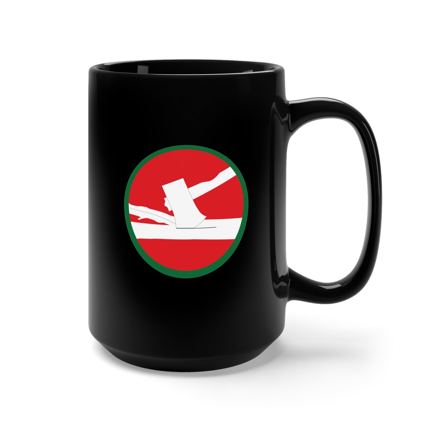 Black Mug 15oz - SSI - 84th Infantry Division X 300