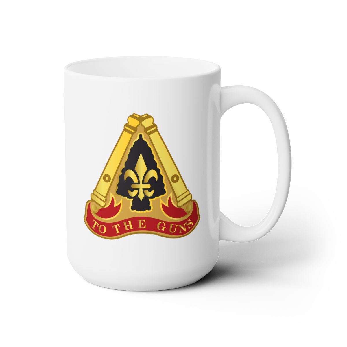 White Ceramic Mug 15oz - Army - 54th Field Artillery Brigade wo Txt