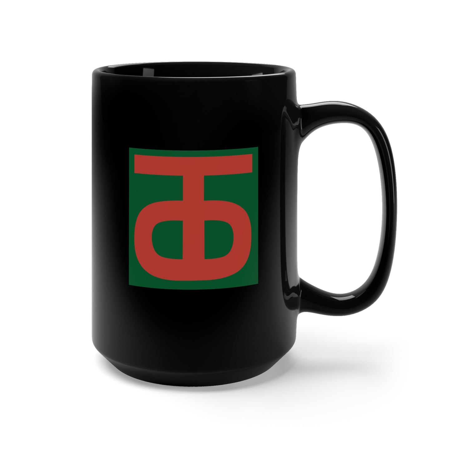 Black Mug 15oz - SSI - 90th Infantry Division X 300