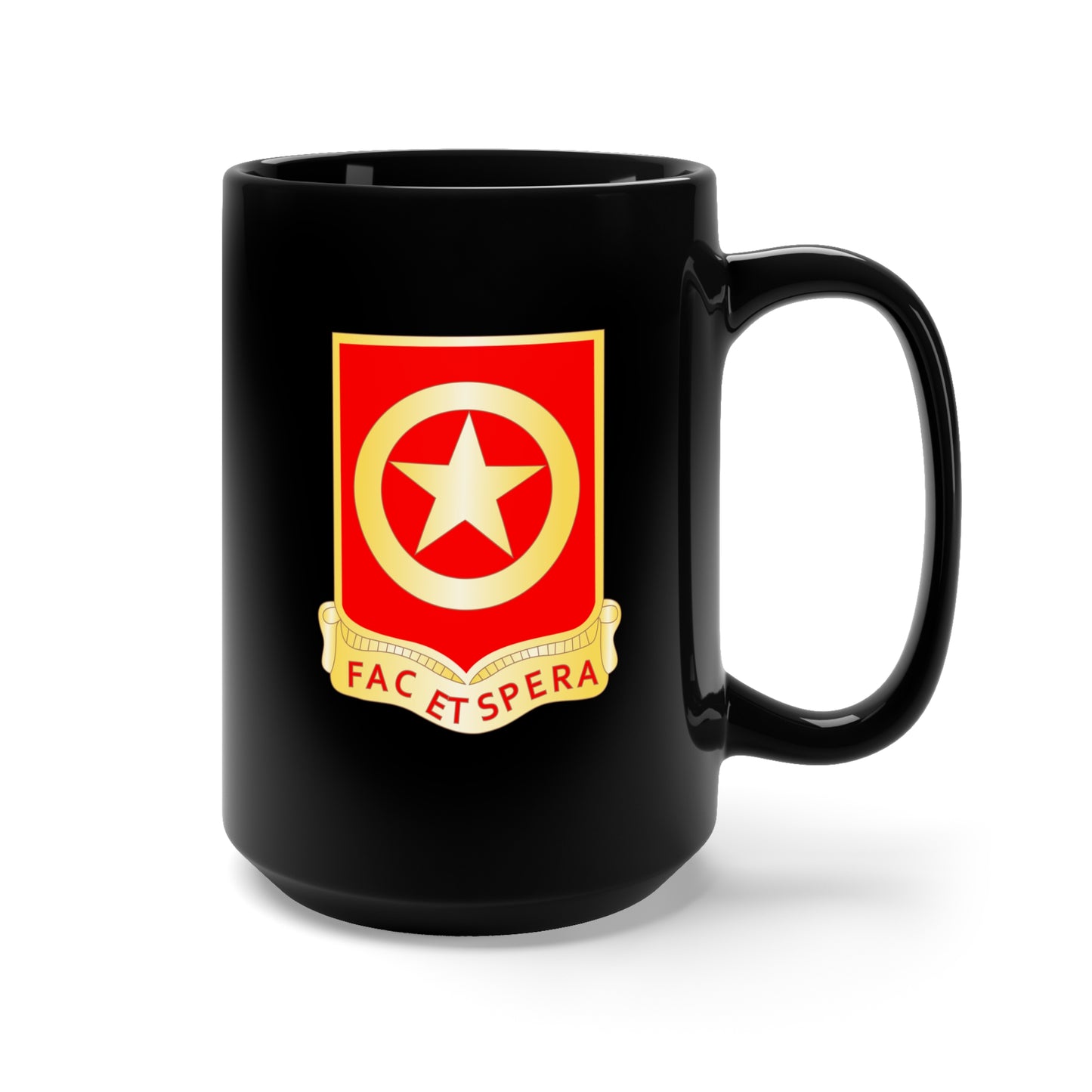 Black Mug 15oz - Army - 48th Field Artillery Battalion wo Txt