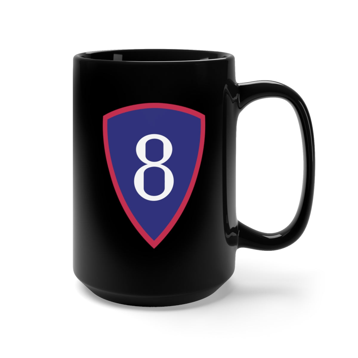 Black Mug 15oz - SSI - 8th Personnel Command wo Txt X 300