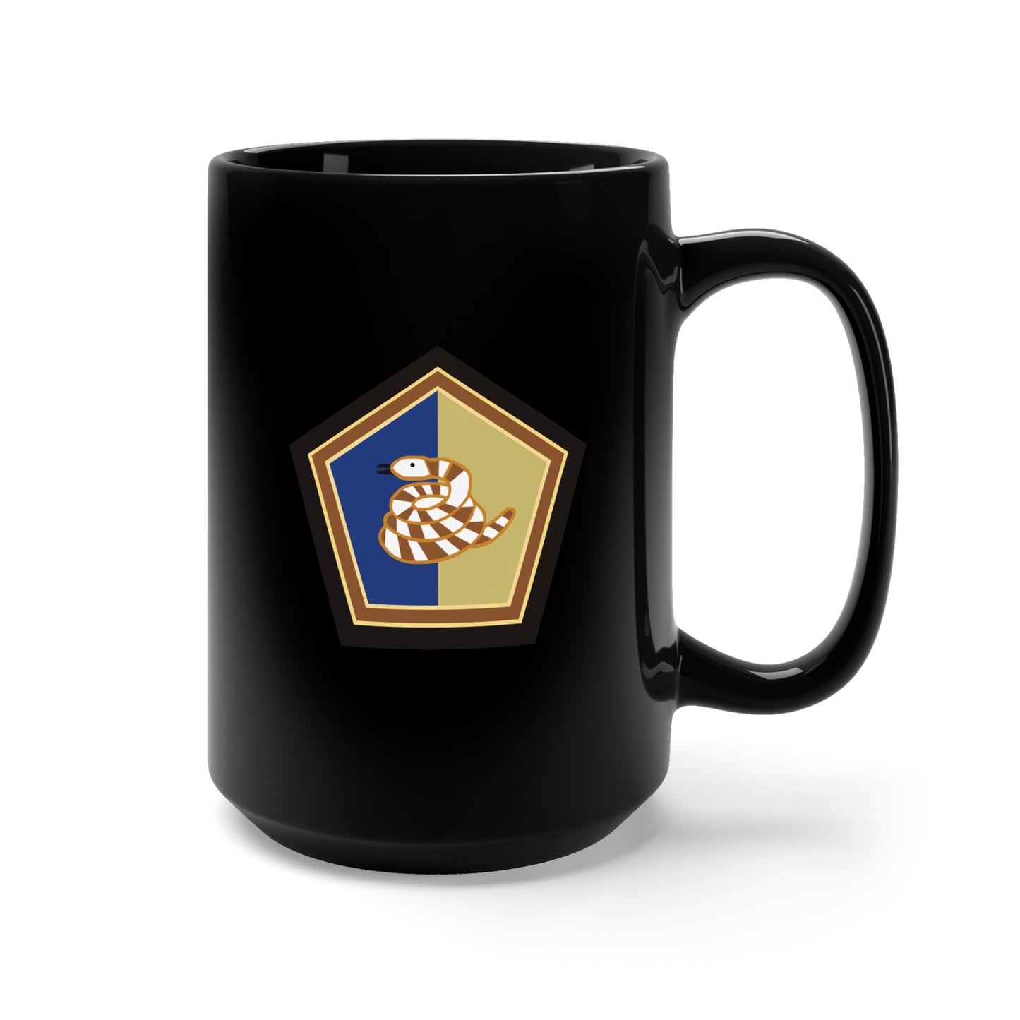 Black Mug 15oz - SSI - 51st Infantry Division X 300