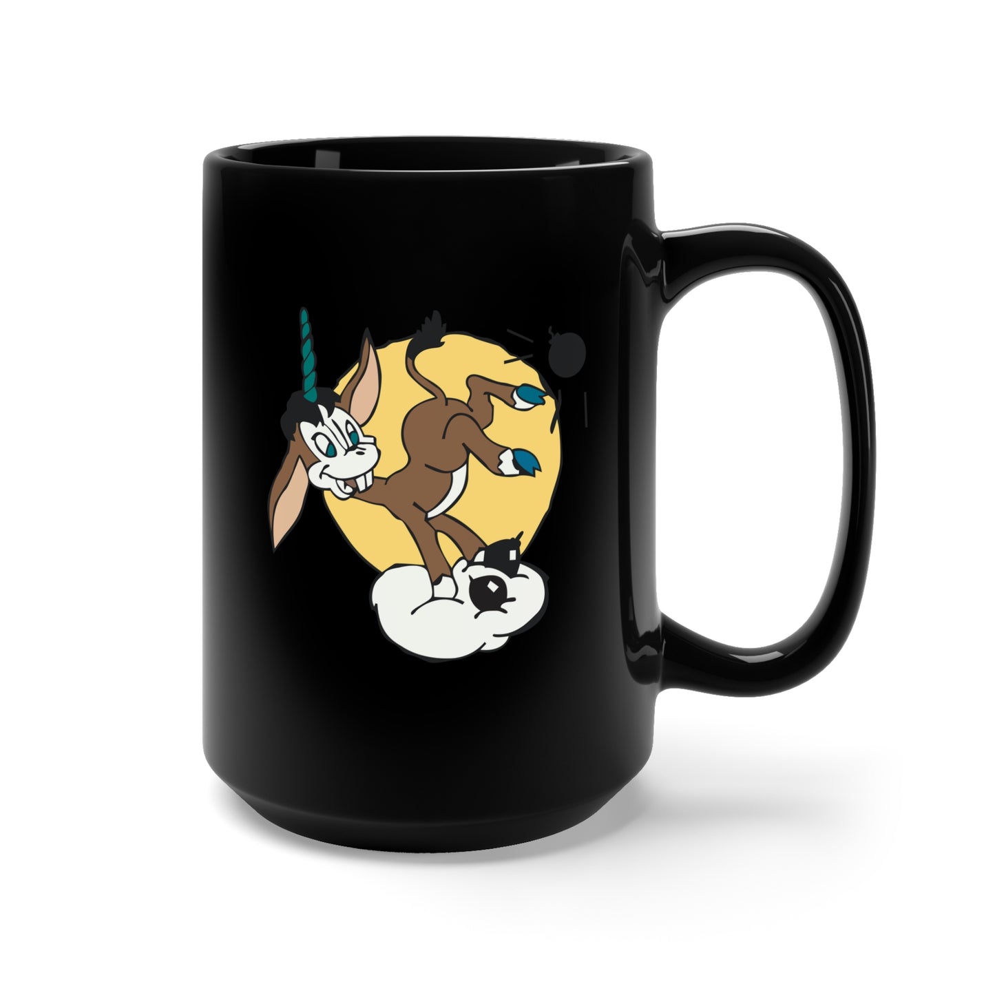Black Mug 15oz - AAC - 342nd Bombardment Squadron wo txt X 300