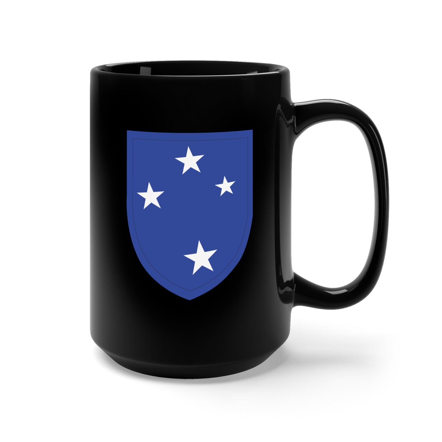 Black Mug 15oz - SSI - 23d Infantry Division X 300